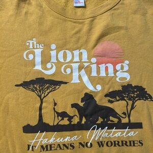 The Lion King Sweatshirt- Mustard